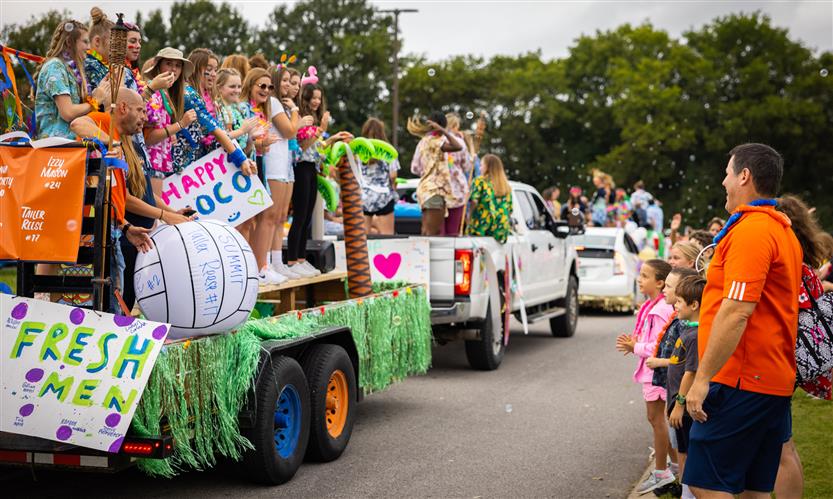 Summit High homecoming parade